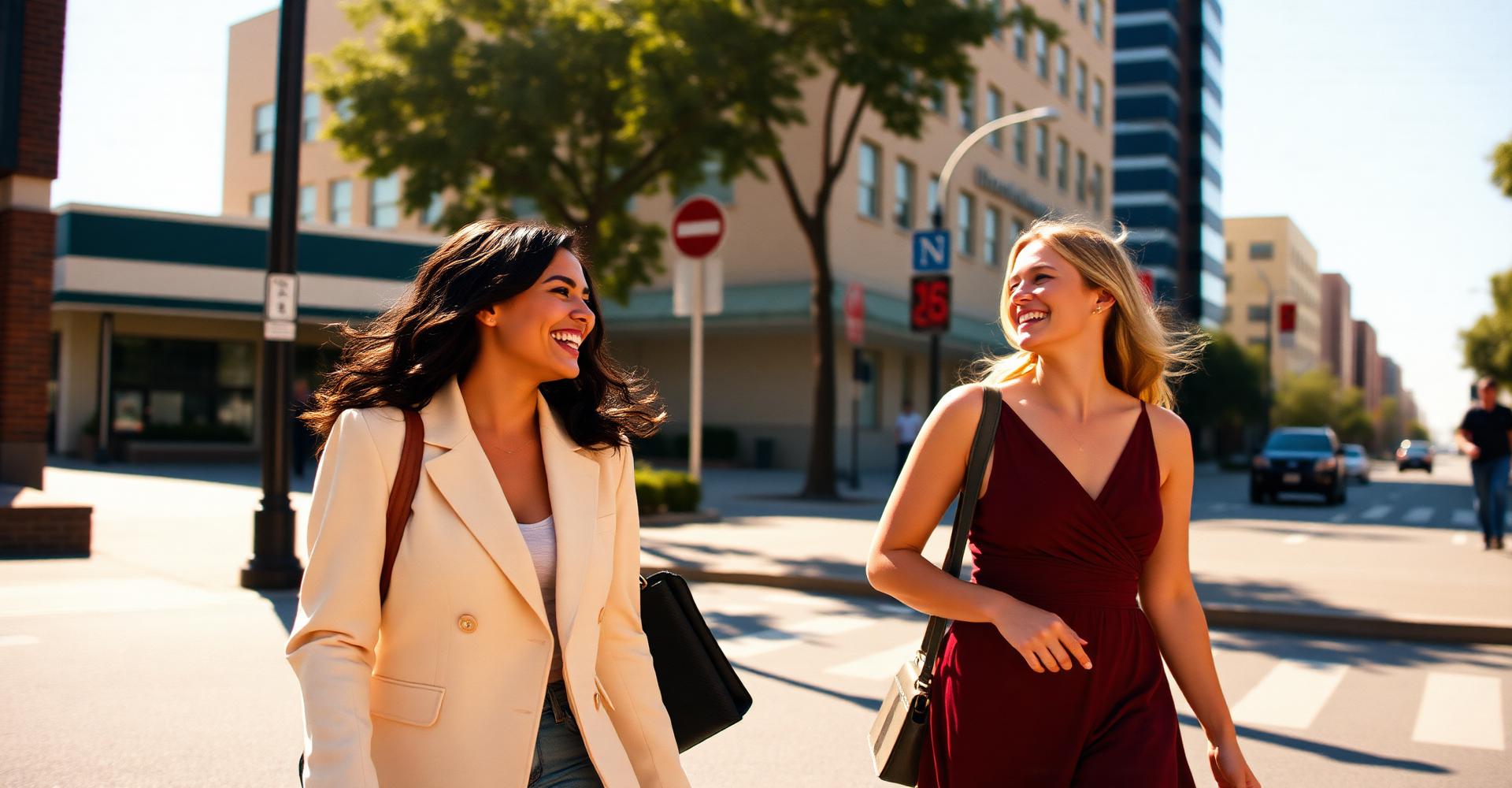 Campanha ORB com duas amigas na rua